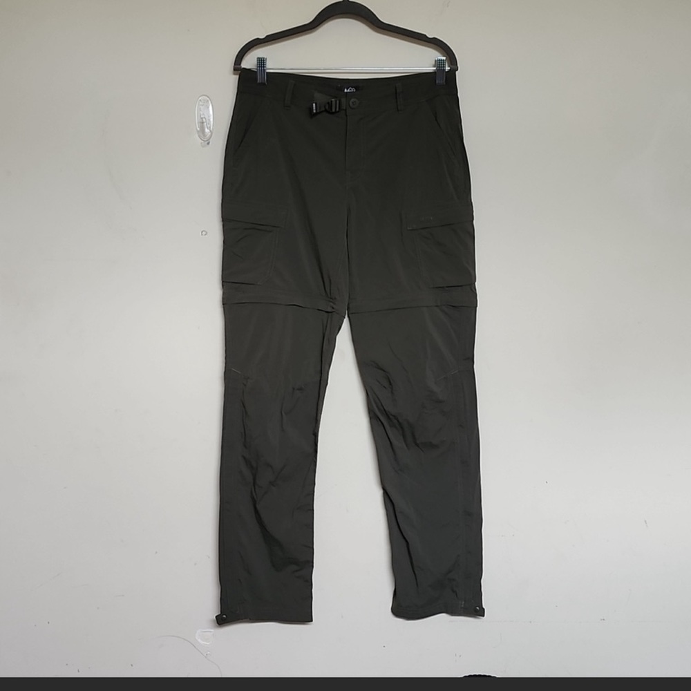 Rei Co-op Sahara Convertible Pants Green Women's Size 8